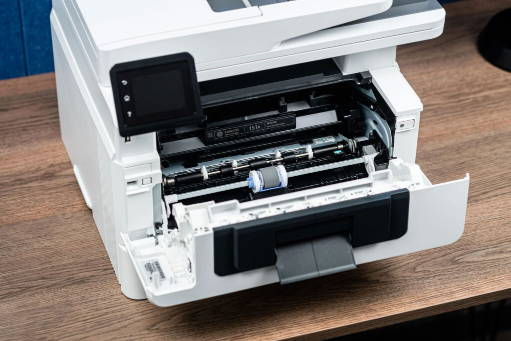Máy in đen trắng HP LaserJet Pro MFP 4103fdw (2Z629A) - Đa năng