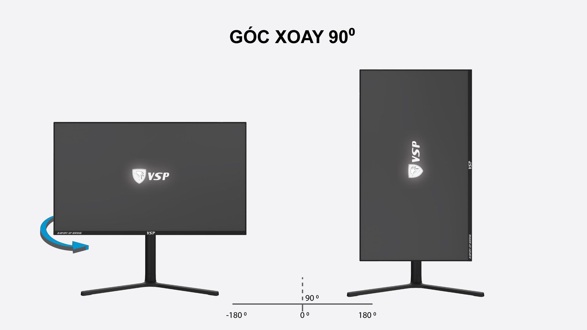 mn-hnh-vsp-esport-gaming-vg248b-a-1 Khả năng điều chỉnh đa dạng