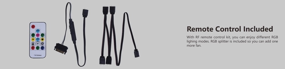 remotecontrol Bộ điều khiển ánh sáng đi kèm