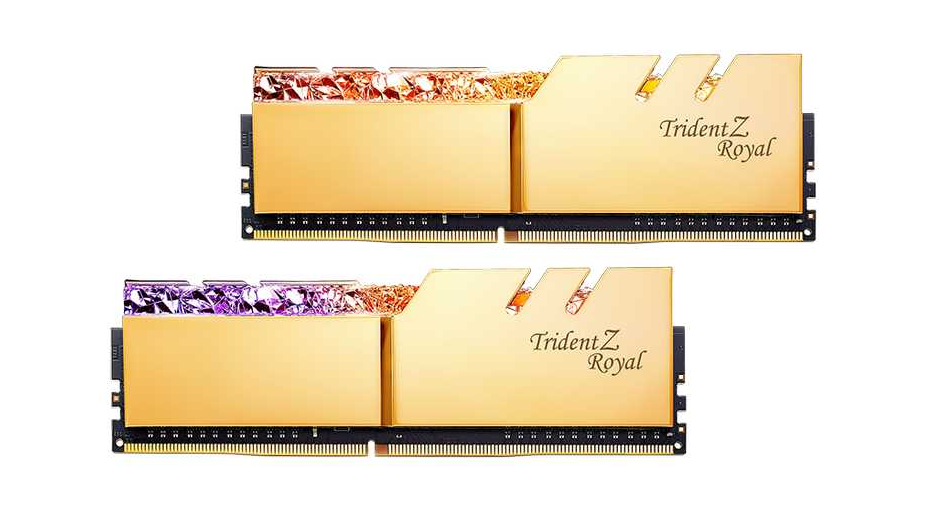 RAM G.Skill Trident Z Royal Gold 32GB (DDR4 | 3600MHz | C18 | 2x16GB | F4-3600C18D-32GTRG)