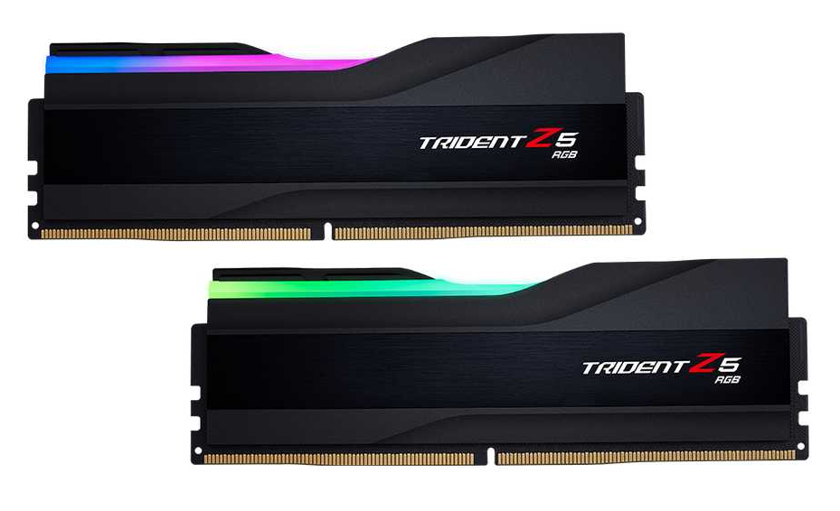 RAM G.Skill TRIDENT Z5 BLACK RGB 32GB (DDR5 | 5600MHz | C40 | 2x16GB | F5-5600J4040C16GX2-TZ5RK)